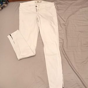 Hollister white jeans